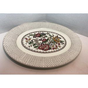 Myott Son & Co Hanley "Swing Time" England Oval Serving Plate, 14 1/2" x 11 1/2"